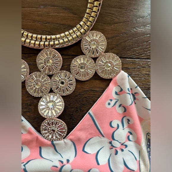 Venus Halter Paisley Blue/Pink- size XS - Picture 2 of 7